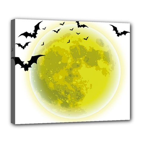 Happy Halloween Deluxe Canvas 24  X 20  (stretched)