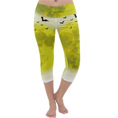 Happy Halloween Capri Yoga Leggings