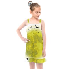 Happy Halloween Kids  Overall Dress by Sarkoni