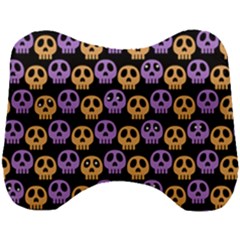 Halloween Skull Pattern Head Support Cushion by Ndabl3x