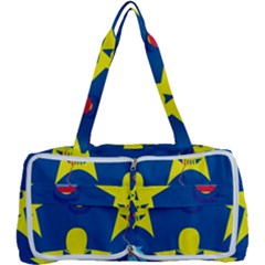 Blue Yellow October 31 Halloween Multi Function Bag by Ndabl3x