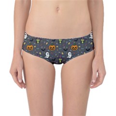 Halloween Bat Pattern Classic Bikini Bottoms by Ndabl3x