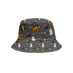 Halloween Bat Pattern Bucket Hat (kids) by Ndabl3x