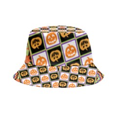 Chess Halloween Pattern Inside Out Bucket Hat by Ndabl3x