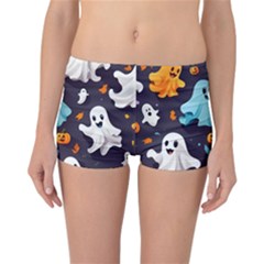 Ghost Pumpkin Scary Reversible Boyleg Bikini Bottoms by Ndabl3x