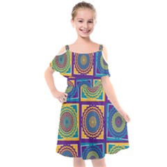 October 31 Halloween Kids  Cut Out Shoulders Chiffon Dress by Ndabl3x