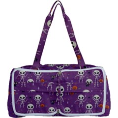 Skull Halloween Pattern Multi Function Bag by Ndabl3x