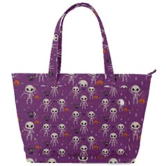 Skull Halloween Pattern Back Pocket Shoulder Bag  by Ndabl3x