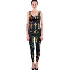 Hieroglyphs Space One Piece Catsuit by Ndabl3x