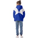 Blue Fighter Hoodie Front Kids  Oversized Hoodie View2