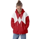 Red Fighter Hoodie Front Kids  Oversized Hoodie View1