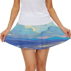 Digital Art Fantasy Landscape Women s Skort