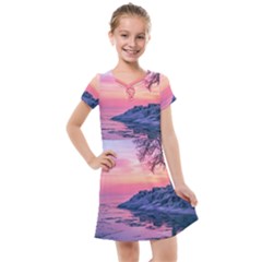 Tree Nature Plant Outdoors Ice Toronto Scenery Snow Kids  Cross Web Dress by uniart180623