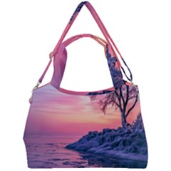 Tree Nature Plant Outdoors Ice Toronto Scenery Snow Double Compartment Shoulder Bag by uniart180623