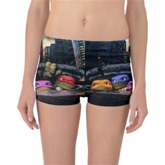 Teenage Mutant Ninja Turtles Leonardo Raphael Michelangelo Donatello Reversible Boyleg Bikini Bottoms by Sarkoni