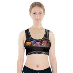 Teenage Mutant Ninja Turtles Leonardo Raphael Michelangelo Donatello Sports Bra With Pocket