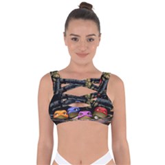 Teenage Mutant Ninja Turtles Leonardo Raphael Michelangelo Donatello Bandaged Up Bikini Top by Sarkoni