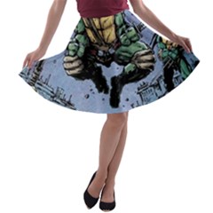 Teenage Mutant Ninja Turtles Comics A-line Skater Skirt