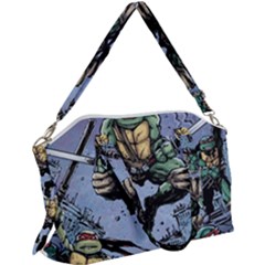 Teenage Mutant Ninja Turtles Comics Canvas Crossbody Bag by Sarkoni