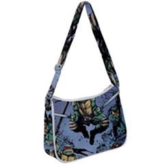 Teenage Mutant Ninja Turtles Comics Zip Up Shoulder Bag by Sarkoni