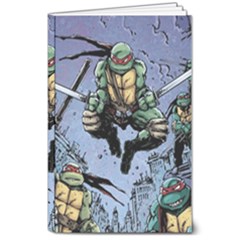 Teenage Mutant Ninja Turtles Comics 8  X 10  Softcover Notebook by Sarkoni