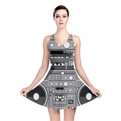 Boombox Reversible Skater Dress