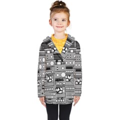 Boombox Kids  Double Breasted Button Coat by Sarkoni
