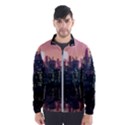 Pixel Art City Men s Windbreaker View1