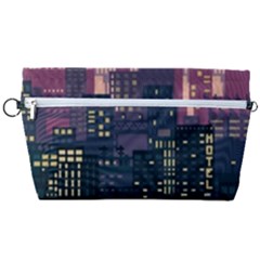 Pixel Art City Handbag Organizer by Sarkoni