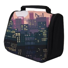 Pixel Art City Full Print Travel Pouch (small)