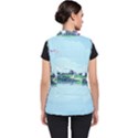 Japanese Themed Pixel Art The Urban And Rural Side Of Japan Women s Puffer Vest View2