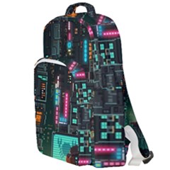 Video Game Pixel Art Double Compartment Backpack