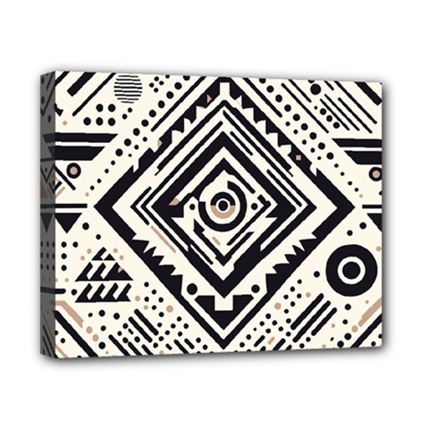 Tribal Pattern Canvas 10  X 8  (stretched) by Sobalvarro