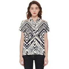 Tribal Pattern Short Sleeve Pocket Shirt by Sobalvarro