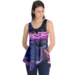 Retro City Pixel Sleeveless Tunic