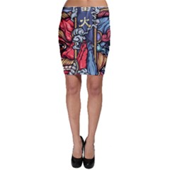 Japan Art Aesthetic Bodycon Skirt