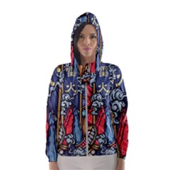 Japan Art Aesthetic Women s Hooded Windbreaker