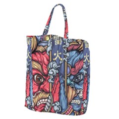 Japan Art Aesthetic Giant Grocery Tote