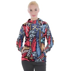 Japan Art Aesthetic Women s Hooded Pullover