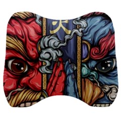 Japan Art Aesthetic Velour Head Support Cushion