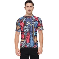 Japan Art Aesthetic Men s Short Sleeve Rash Guard