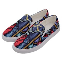 Japan Art Aesthetic Men s Canvas Slip Ons