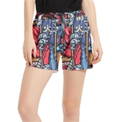 Japan Art Aesthetic Women s Runner Shorts