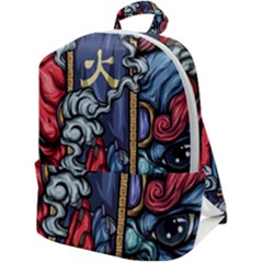 Japan Art Aesthetic Zip Up Backpack