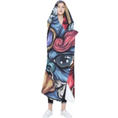 Japan Art Aesthetic Wearable Blanket