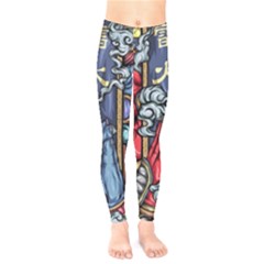 Japan Art Aesthetic Kids  Classic Winter Leggings