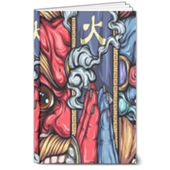 Japan Art Aesthetic 8  x 10  Hardcover Notebook