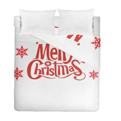 Merry Christmas Duvet Cover Double Side (full/ Double Size)