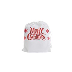 Merry Christmas Drawstring Pouch (xs)