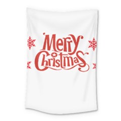 Merry Christmas Small Tapestry by designerey